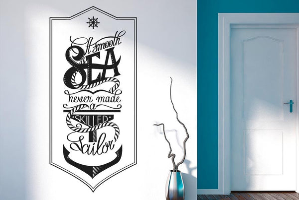 Smooth Sea Heaven Made A Sailor Wall Sticker