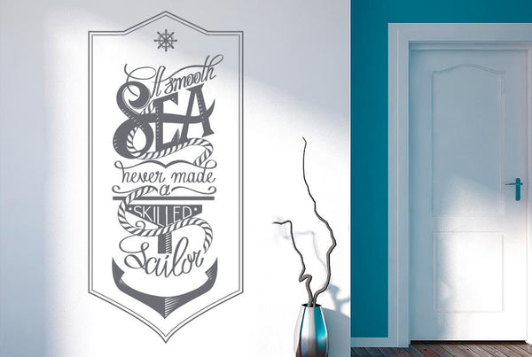 Smooth Sea Heaven Made A Sailor Wall Sticker