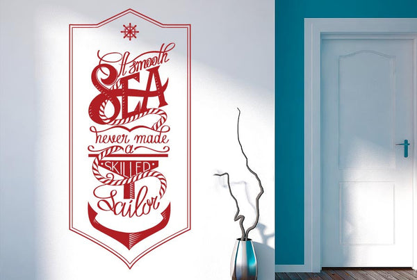 Smooth Sea Heaven Made A Sailor Wall Sticker
