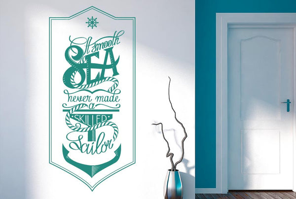 Smooth Sea Heaven Made A Sailor Wall Sticker
