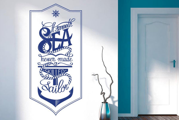 Smooth Sea Heaven Made A Sailor Wall Sticker