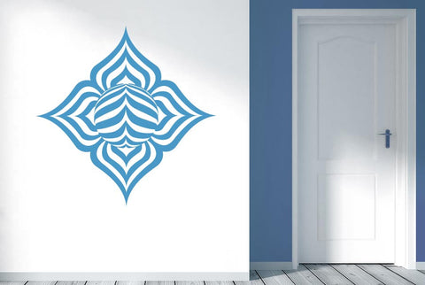 Abstract Lotus Leaf Wall Sticker
