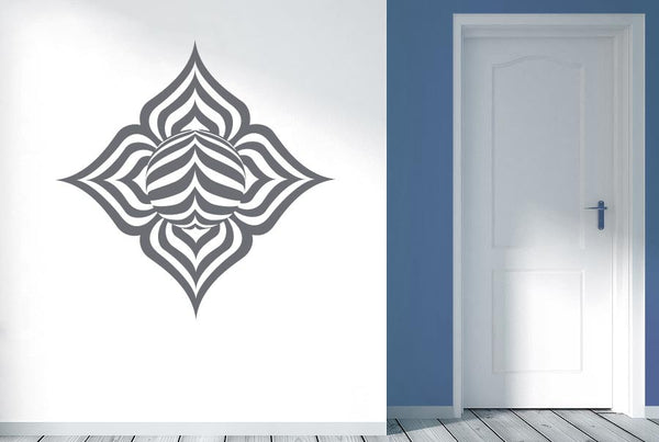 Abstract Lotus Leaf Wall Sticker
