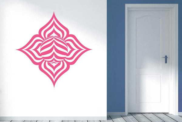 Abstract Lotus Leaf Wall Sticker