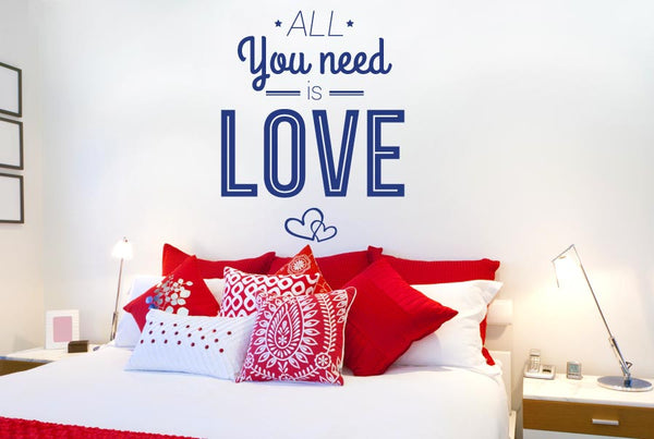 All You Need Is Love Wall Sticker