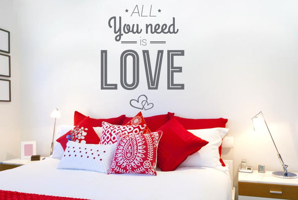 All You Need Is Love Wall Sticker