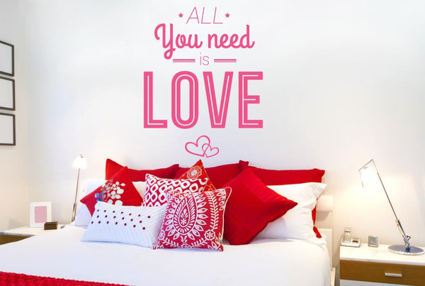 All You Need Is Love Wall Sticker