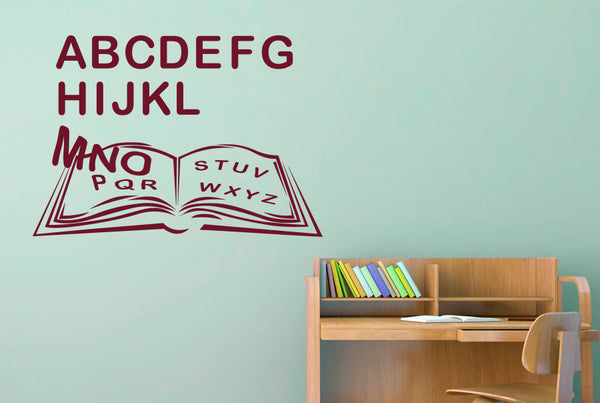 Alphabet Book Wall Sticker