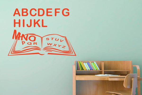 Alphabet Book Wall Sticker