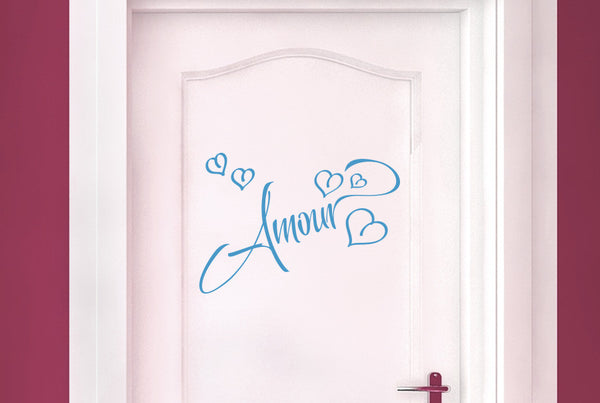 Amour Love In French Door Room Sticker