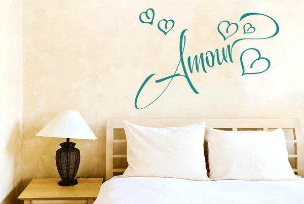 Amour Love In French Wall Sticker
