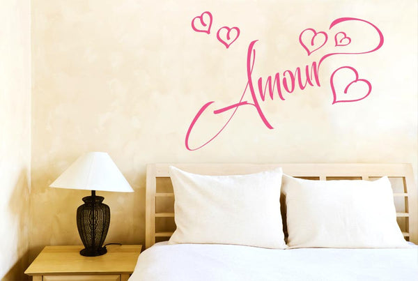 Amour Love In French Wall Sticker