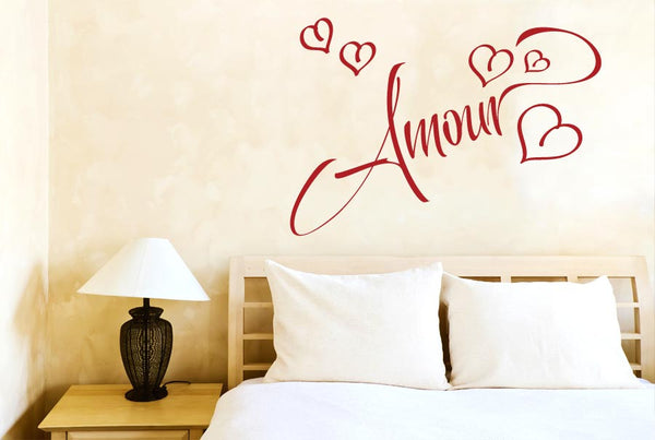 Amour Love In French Wall Sticker