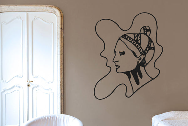 Art Nouveau Women Wall Sticker