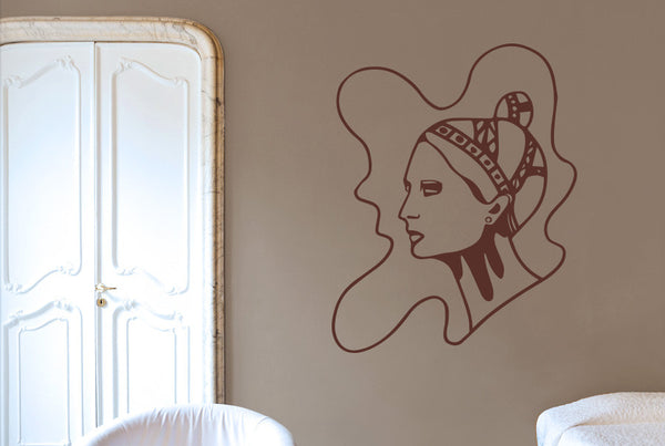 Art Nouveau Women Wall Sticker