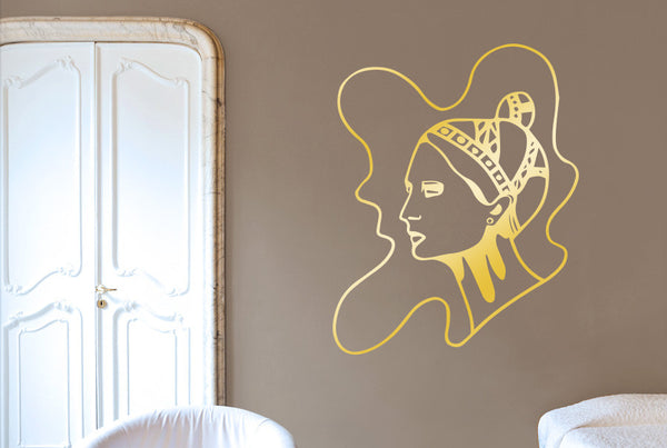 Art Nouveau Women Wall Sticker