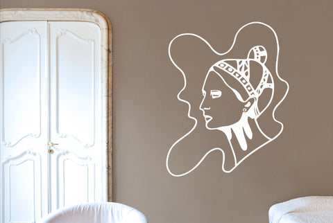 Art Nouveau Women Wall Sticker