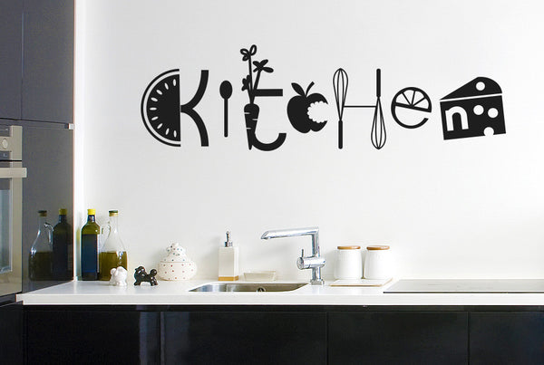 Assorted Kitchen Sign Wall Sticker