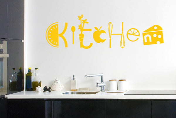 Assorted Kitchen Sign Wall Sticker