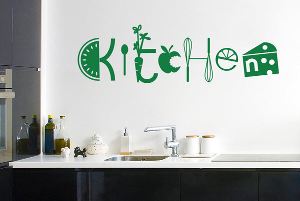 Assorted Kitchen Sign Wall Sticker
