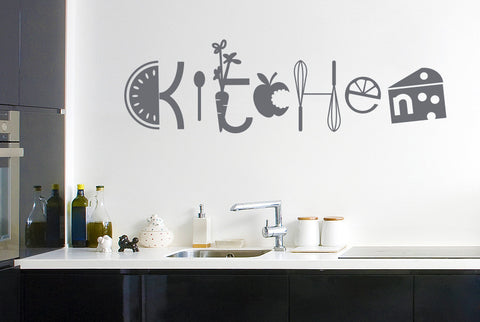 Assorted Kitchen Sign Wall Sticker