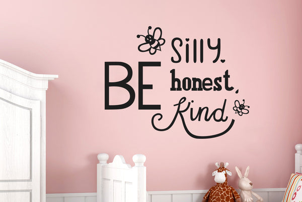 Bee Silly Nice Kind Wall Sticker