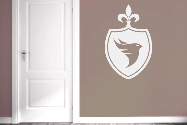 Bird In Shield Wall Sticker