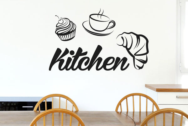Breakfast Kitchen Sign Wall Sticker