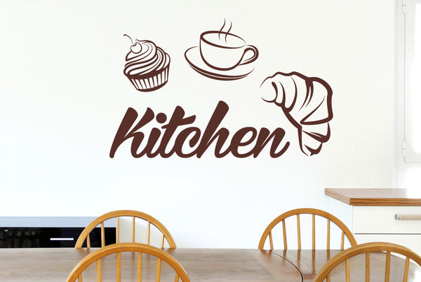 Breakfast Kitchen Sign Wall Sticker