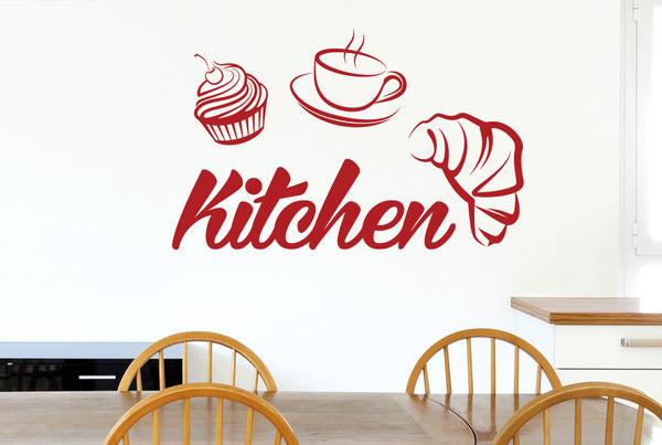 Breakfast Kitchen Sign Wall Sticker