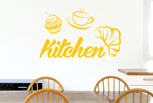 Breakfast Kitchen Sign Wall Sticker