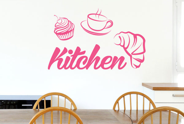 Breakfast Kitchen Sign Wall Sticker