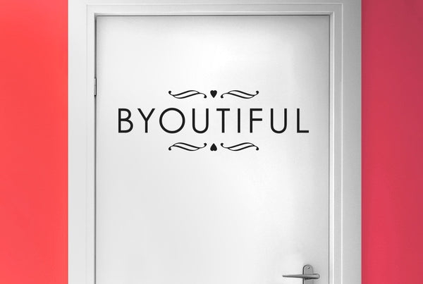 Byoutiful Door Room Sticker
