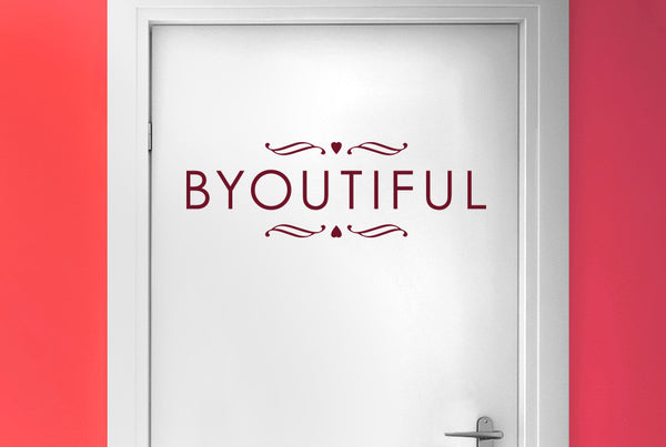Byoutiful Door Room Sticker