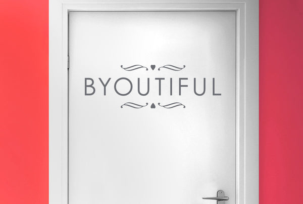 Byoutiful Door Room Sticker
