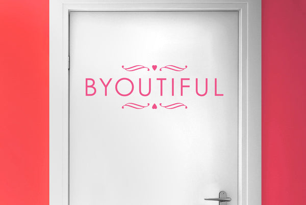 Byoutiful Door Room Sticker