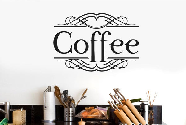 Coffee Classic Sign Wall Sticker