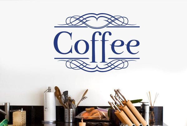 Coffee Classic Sign Wall Sticker