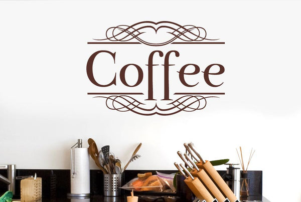 Coffee Classic Sign Wall Sticker