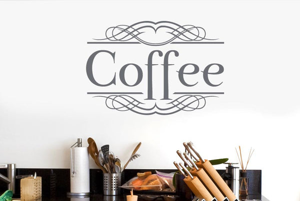 Coffee Classic Sign Wall Sticker