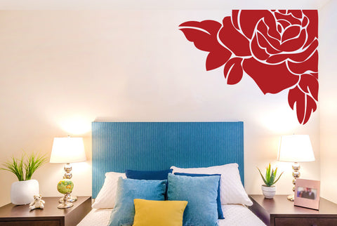 Corner Rose Wall Sticker