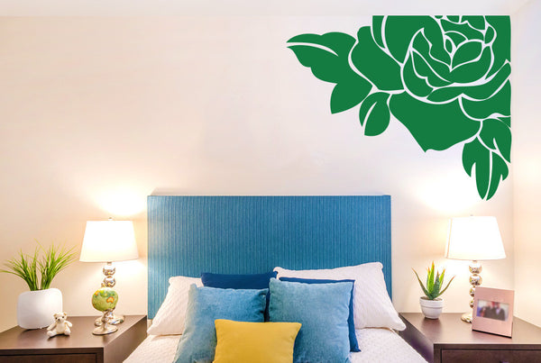 Corner Rose Wall Sticker