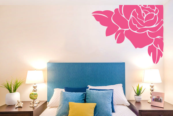 Corner Rose Wall Sticker