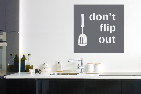Dont Flip Out Wall Sticker