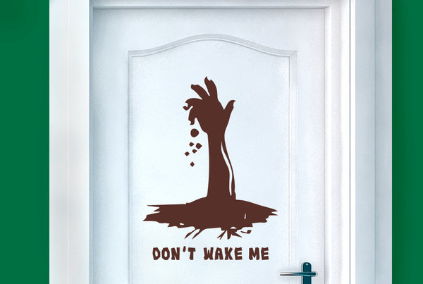 Dont Wake Me Door Room Sticker