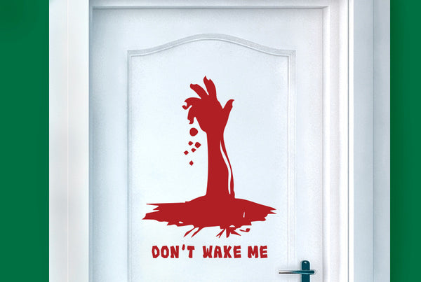 Dont Wake Me Door Room Sticker