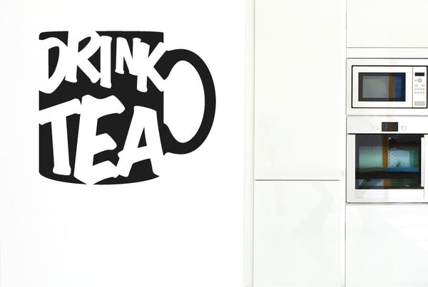 Drink Tea Wall Sticker