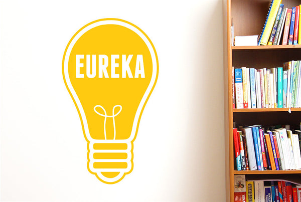 Eureka Light Bulb Wall Sticker