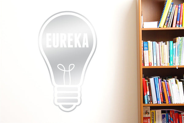 Eureka Light Bulb Wall Sticker