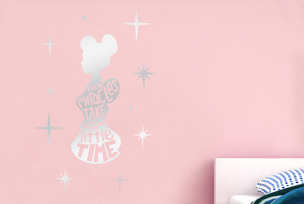 Even Miracles Take A Little Time Wall Sticker